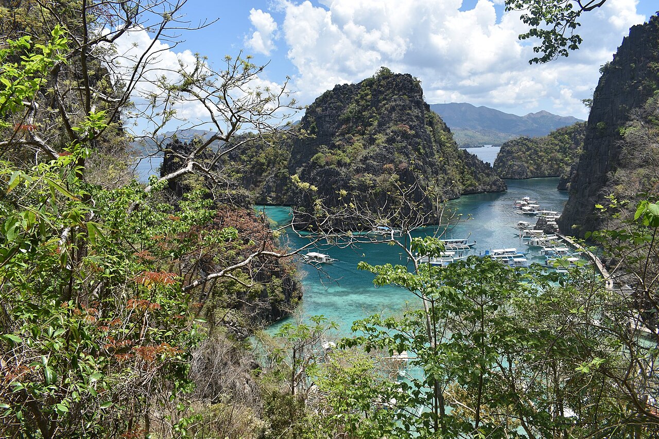 Kalksteinlandschaft von Coron